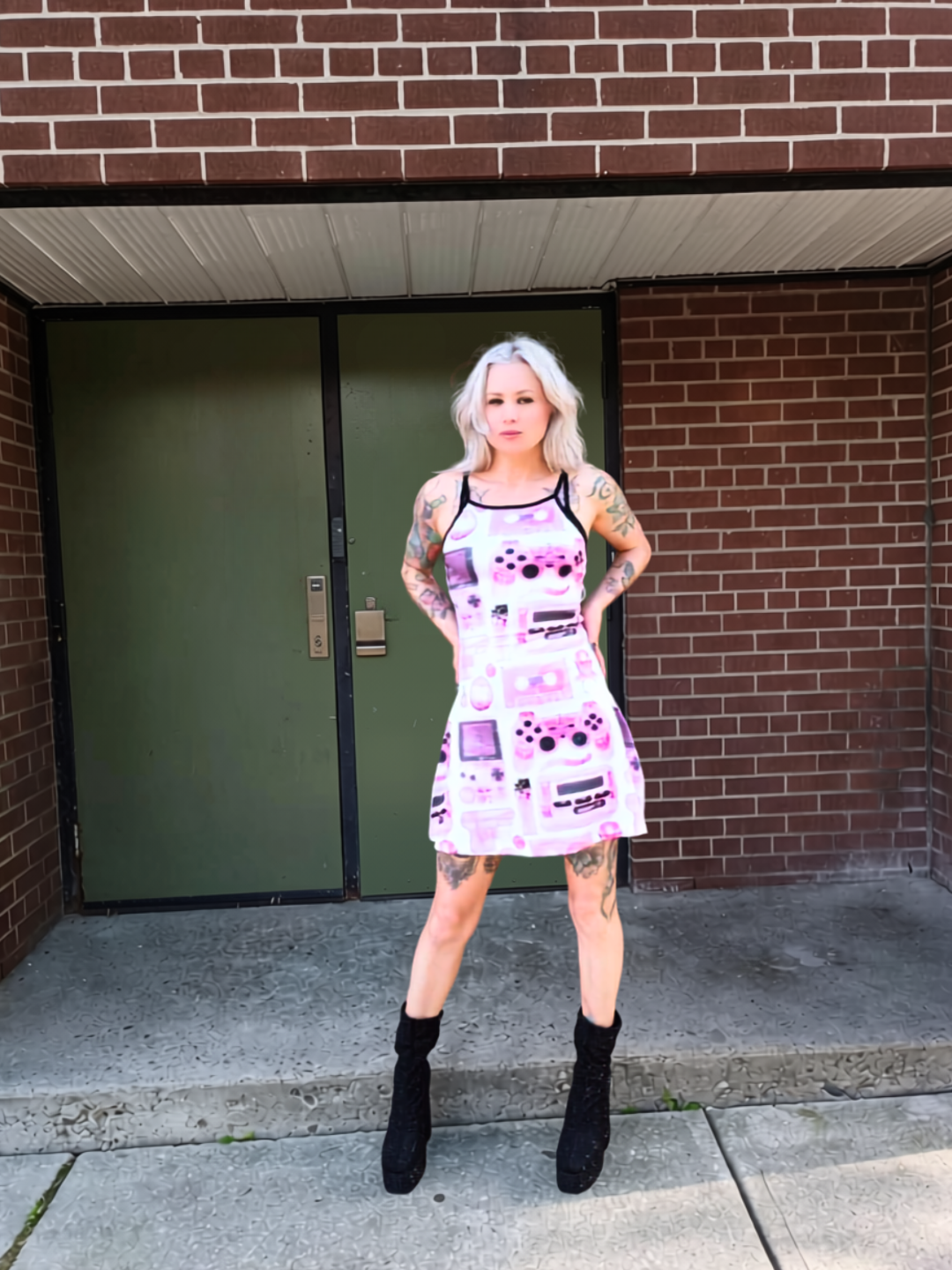 FASHION WHORE Pink 90s Dress