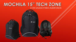MOCHILA 15" TECH ZONE