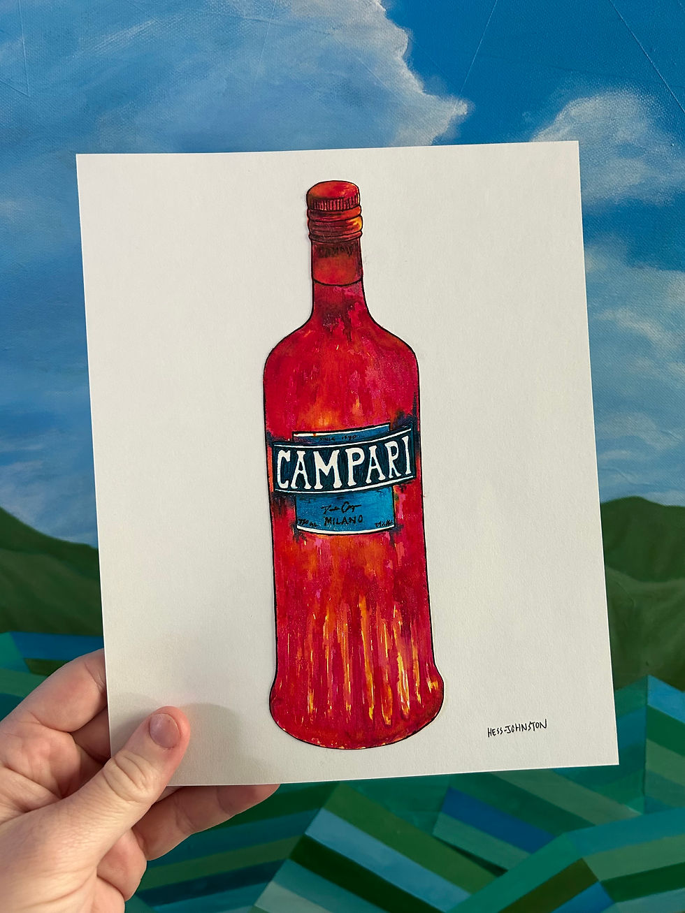 Miniatura: Campari Ink Drawing