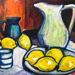 still life oil painting
