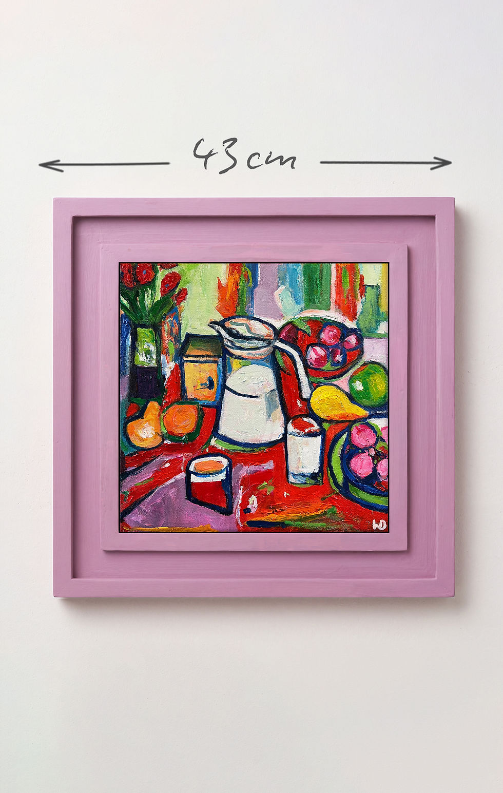 Thumbnail: Milk Jug, Fruit and Flowers