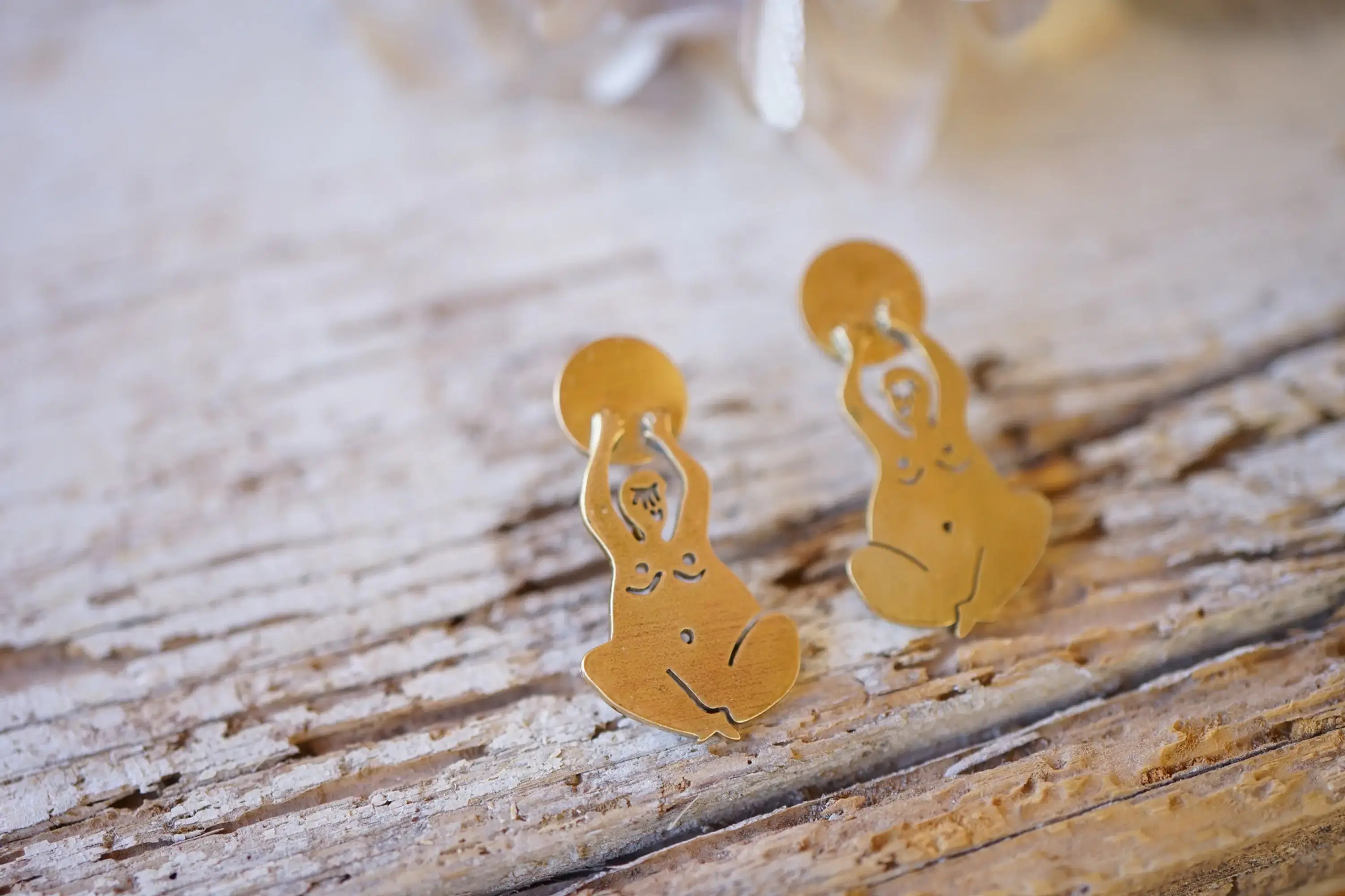 Pendientes Mini yoguis | María Rosúa