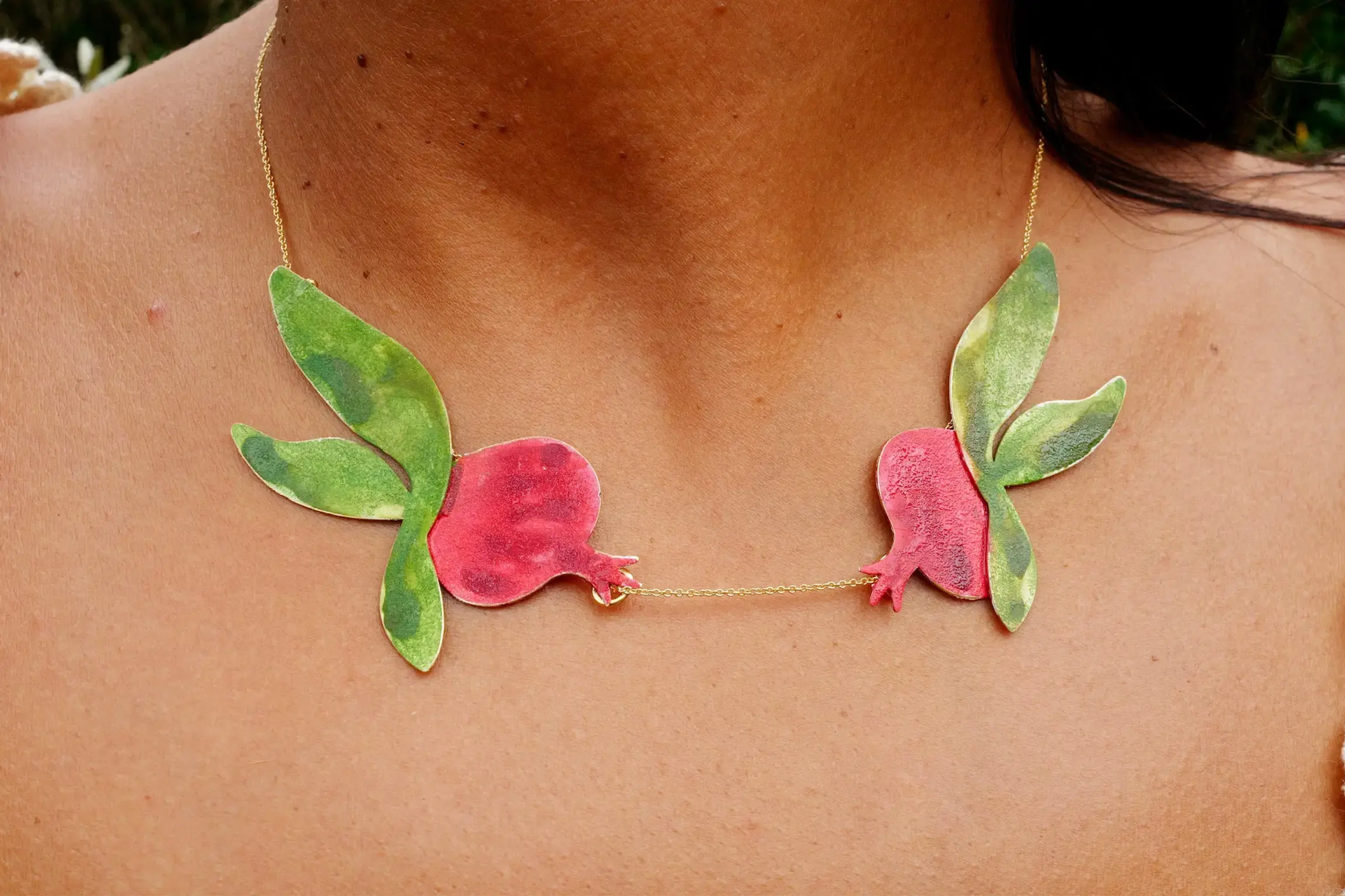 Collar granadas | María Rosúa