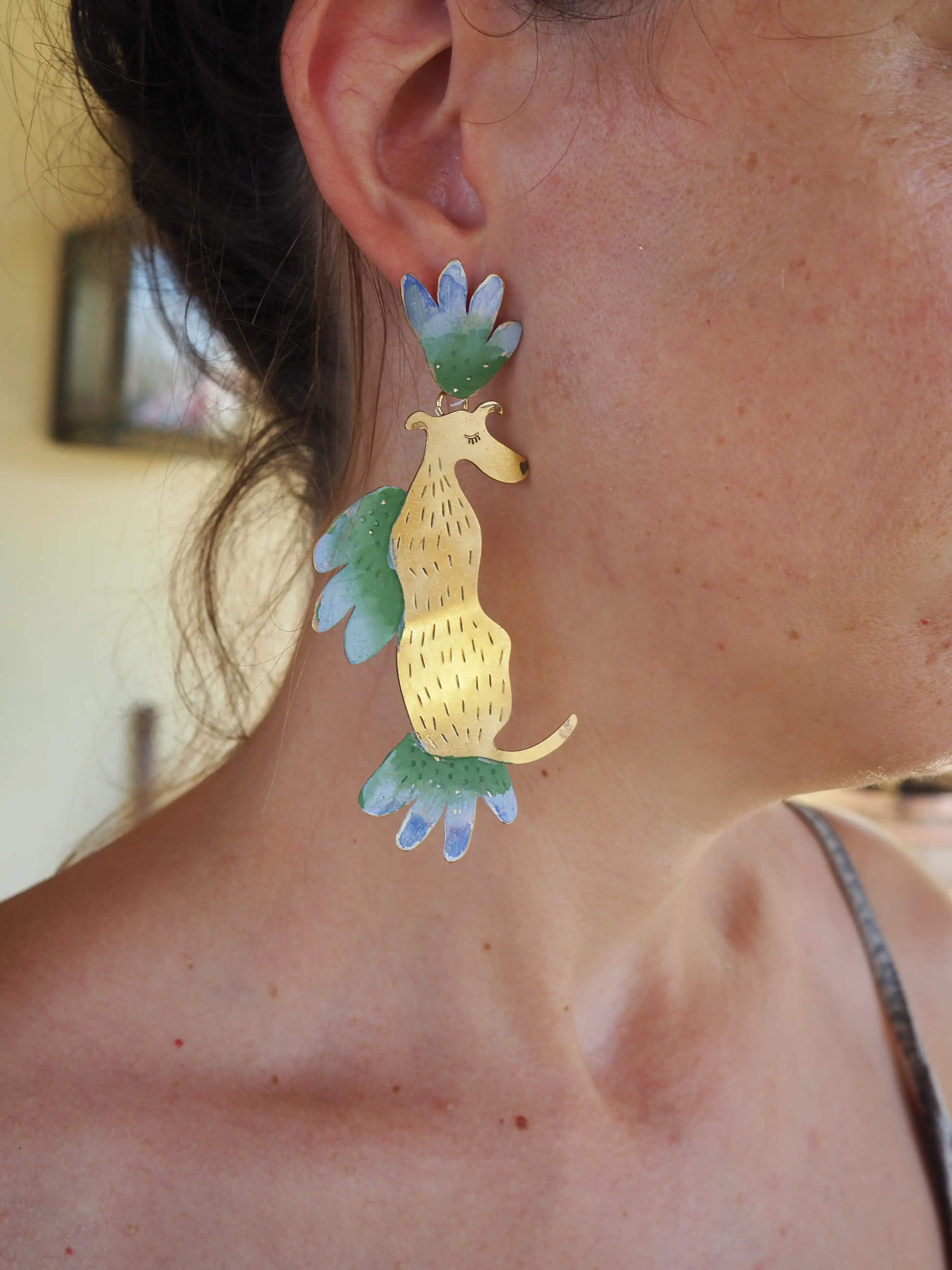 Pendientes galgos | María Rosúa