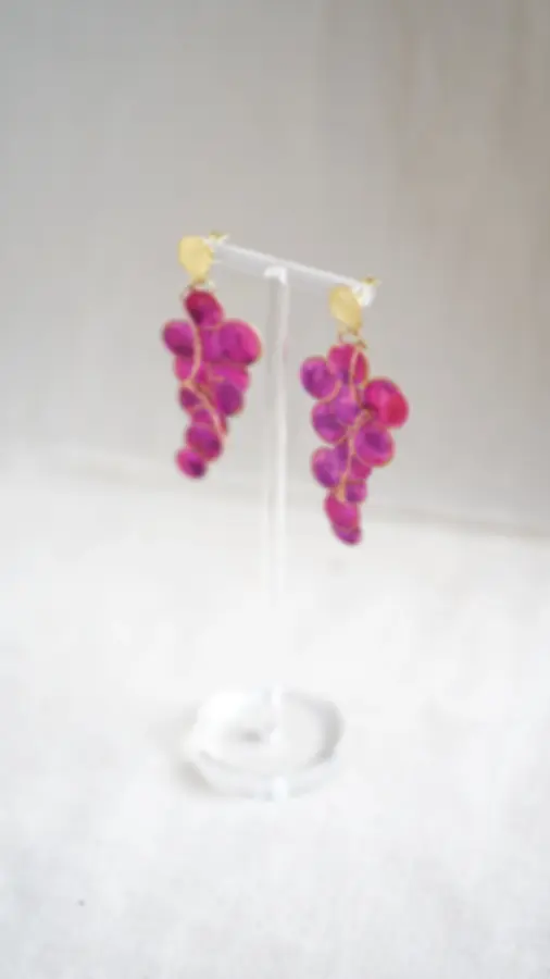 Pendientes uvas LISTAS PARA ENVIAR