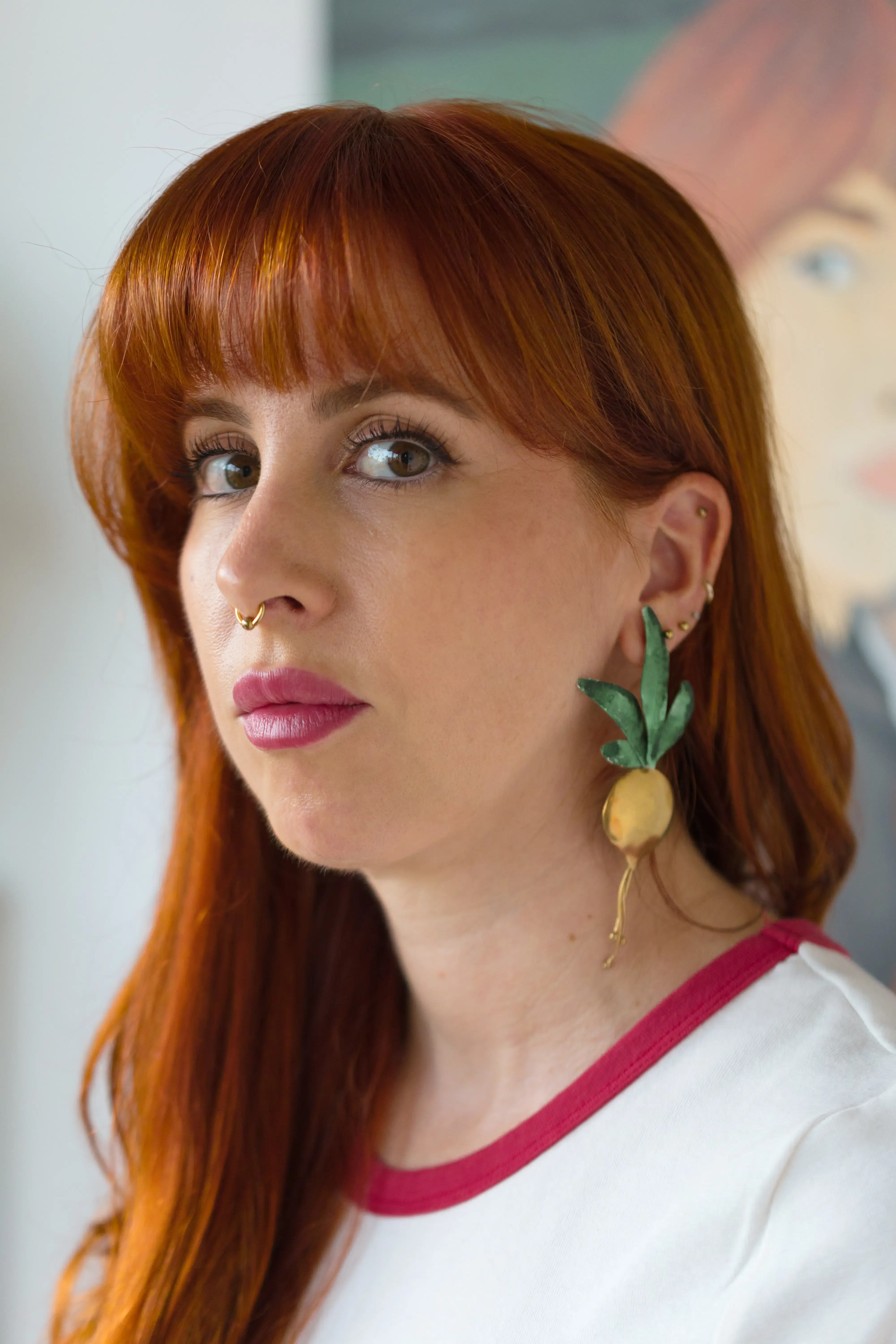 Pendientes Remolachas | María Rosúa