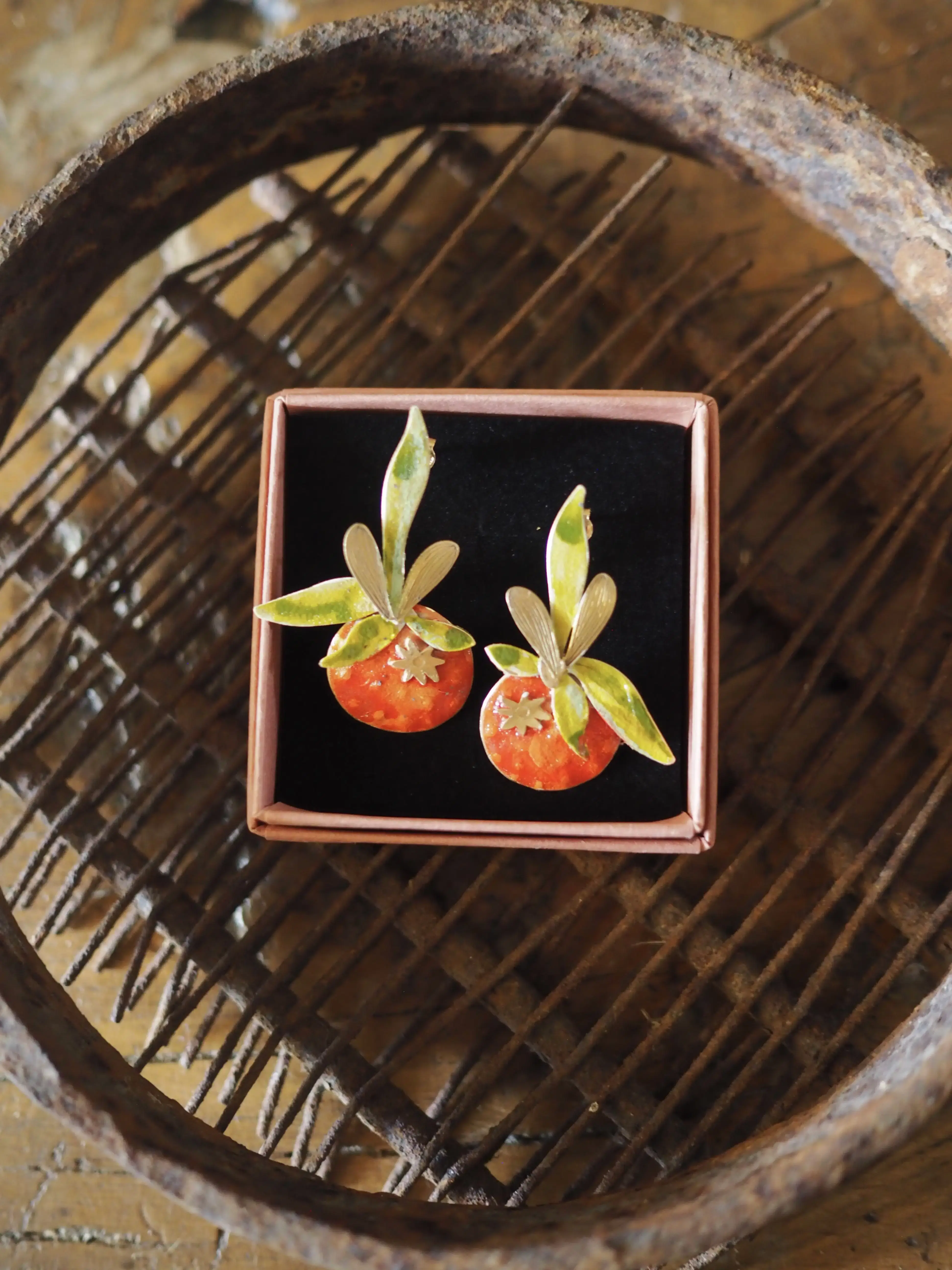 Mandarinas con hojas LISTAS PARA ENVIAR