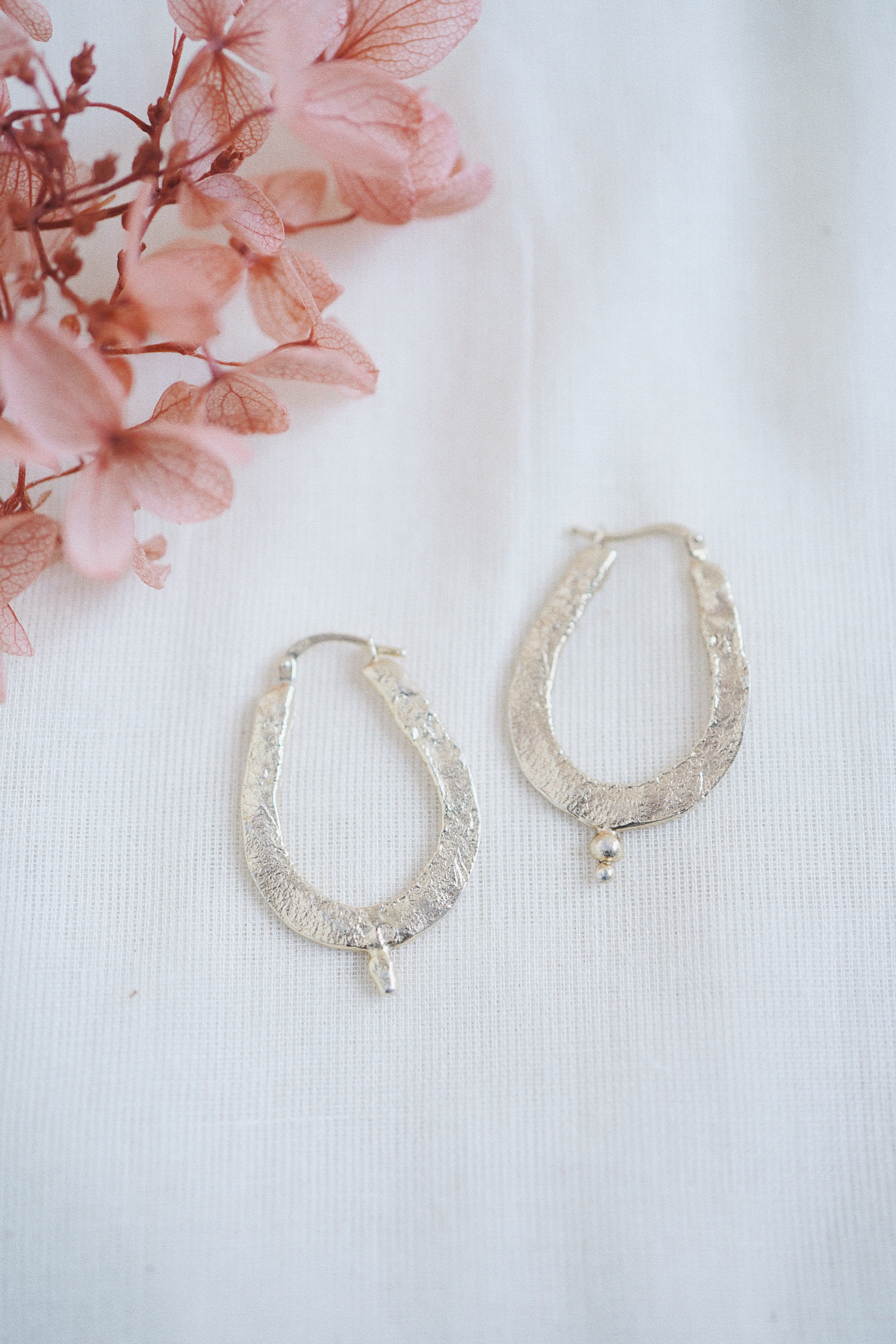Large oval hoops