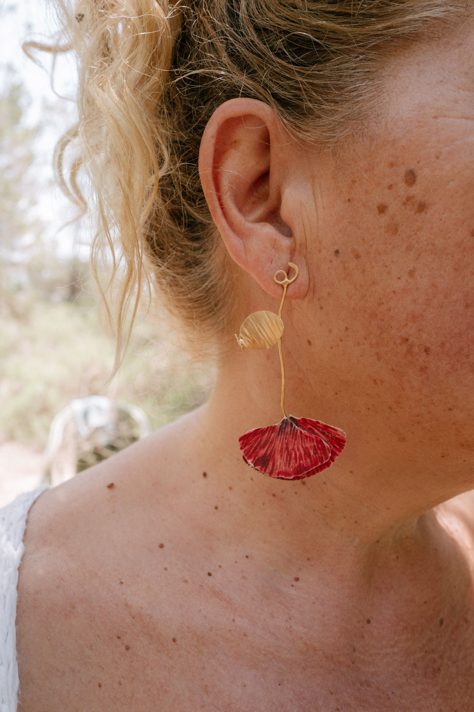 Pendientes amapolas LISTAS PARA ENVIAR