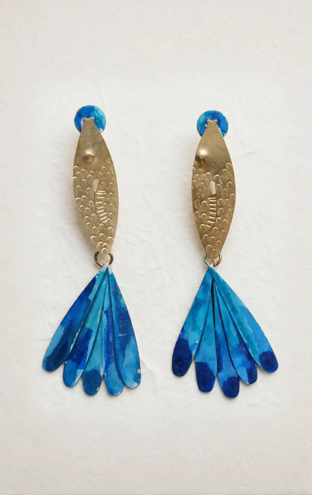 Pendientes largos peces del Paraná | María Rosúa