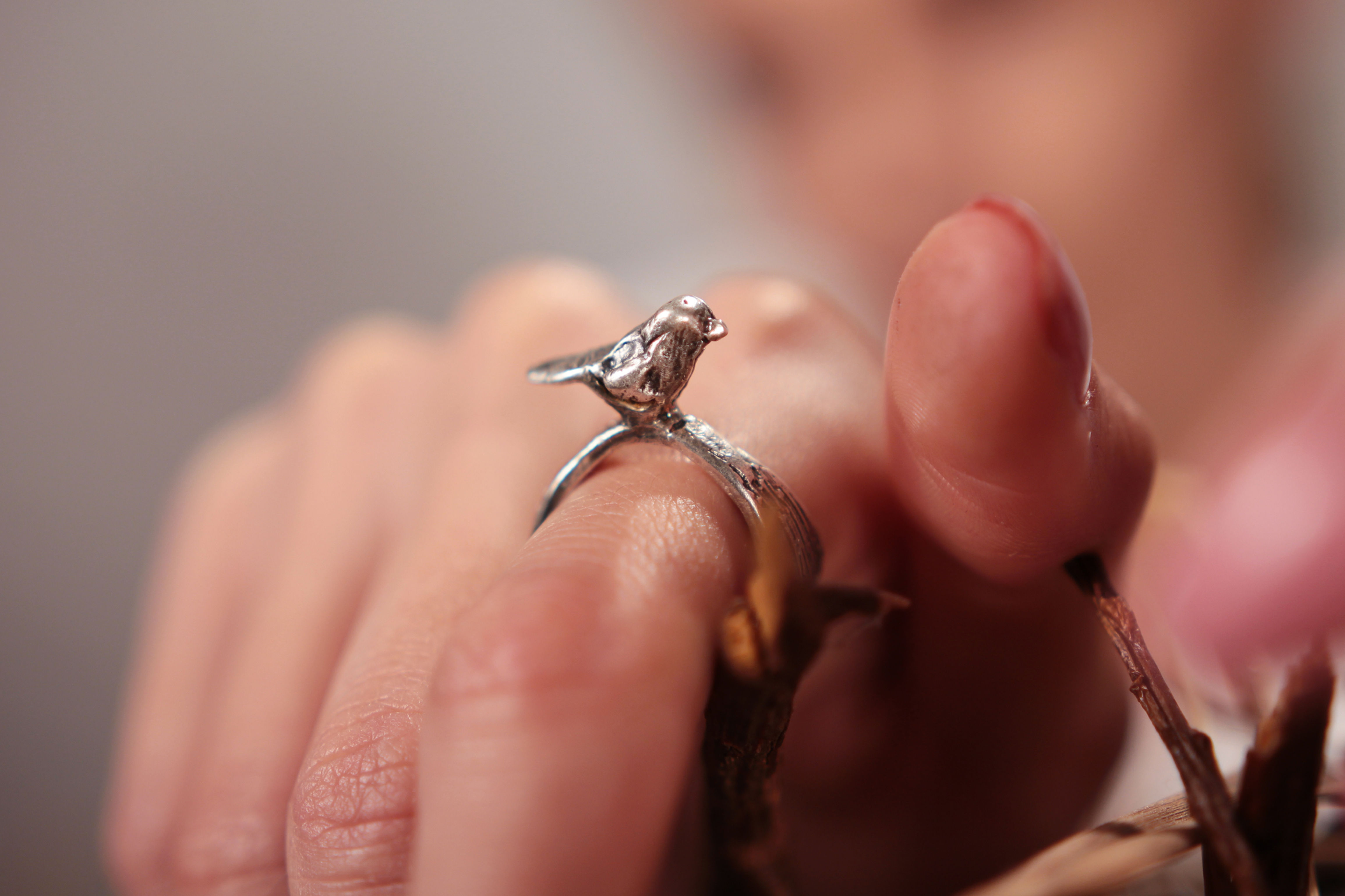 Anillo pajarito LISTAS PARA ENVIAR