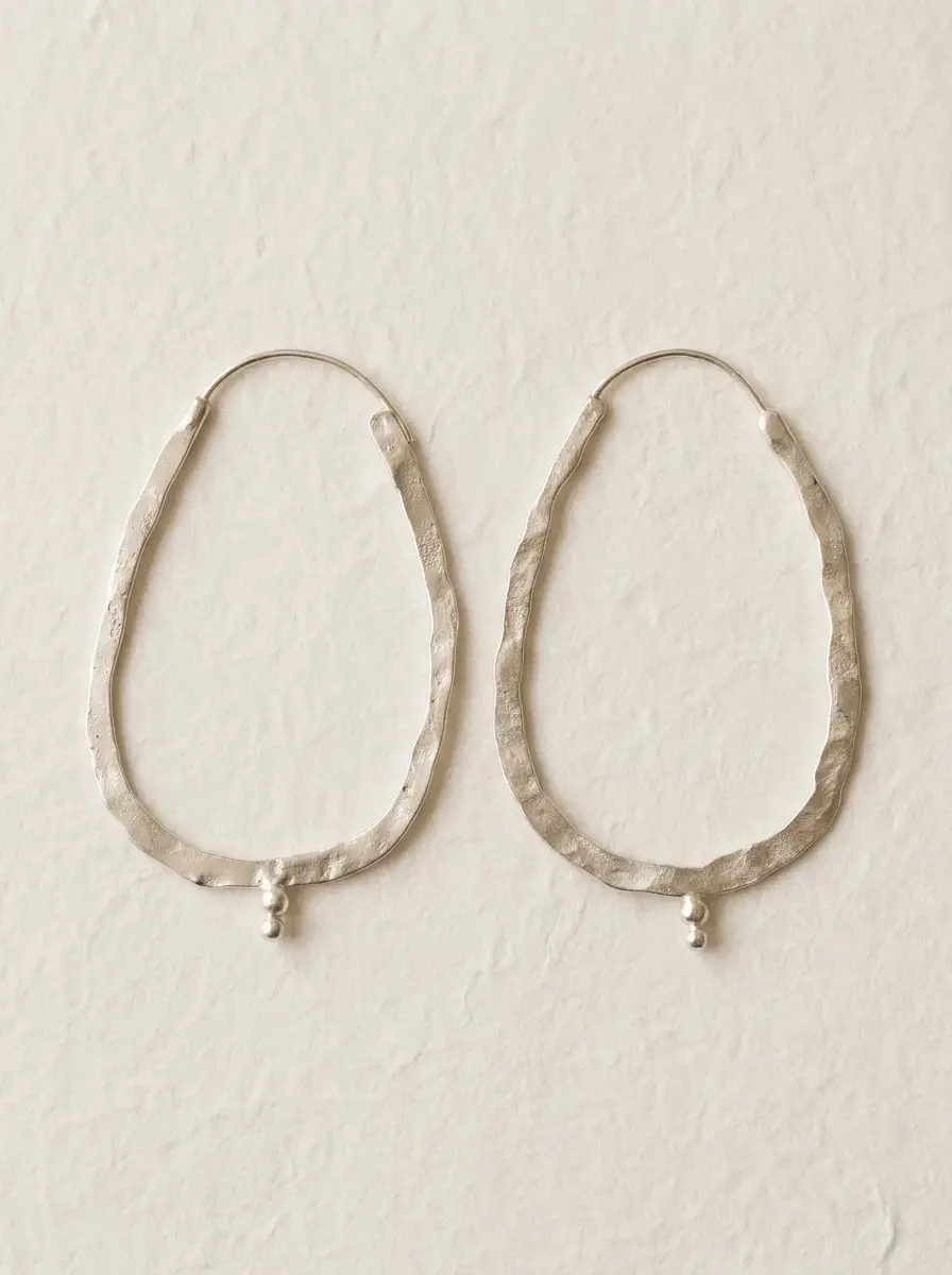 Argollas Oval grandes | María Rosúa