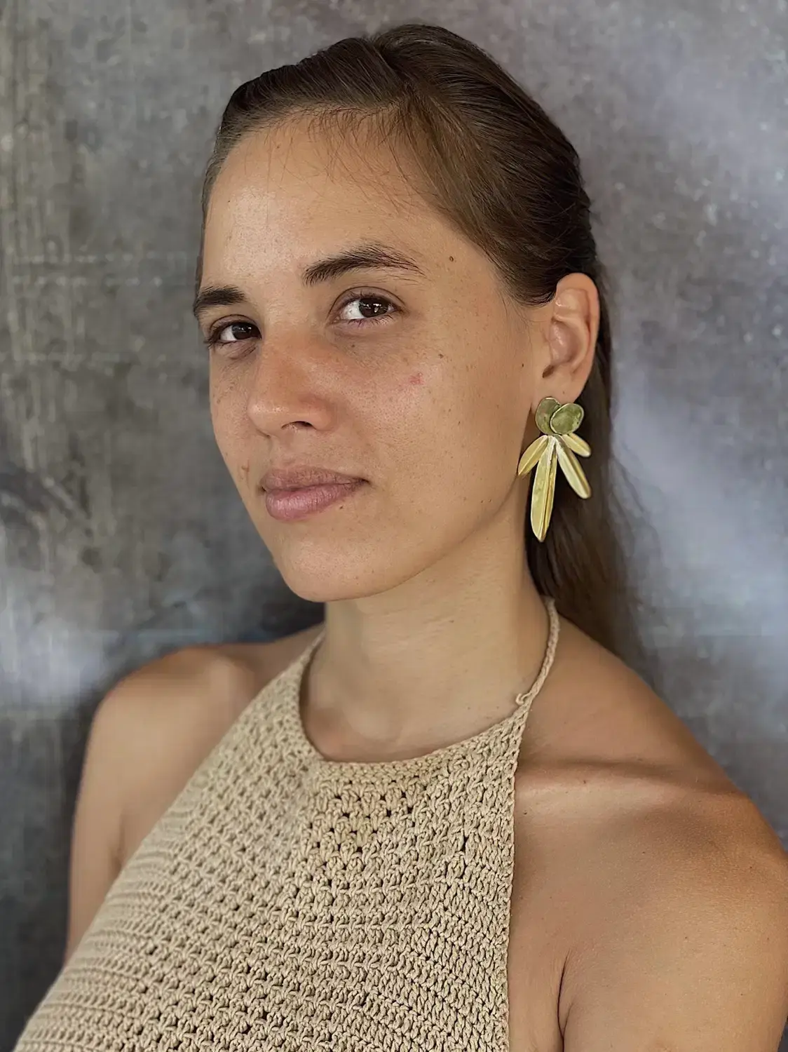 Pendientes Olivo hojiblanca | María Rosúa