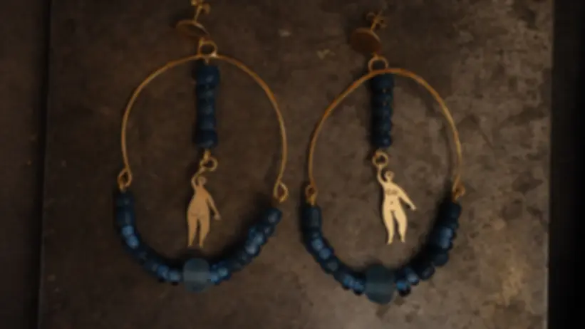 Pendientes casita | María Rosua