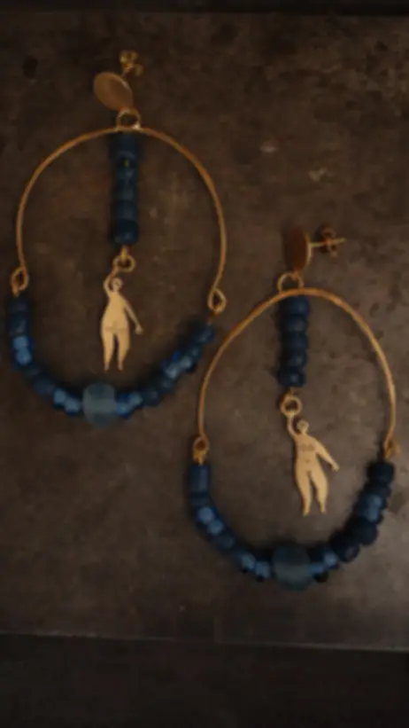 Pendientes casita | María Rosua