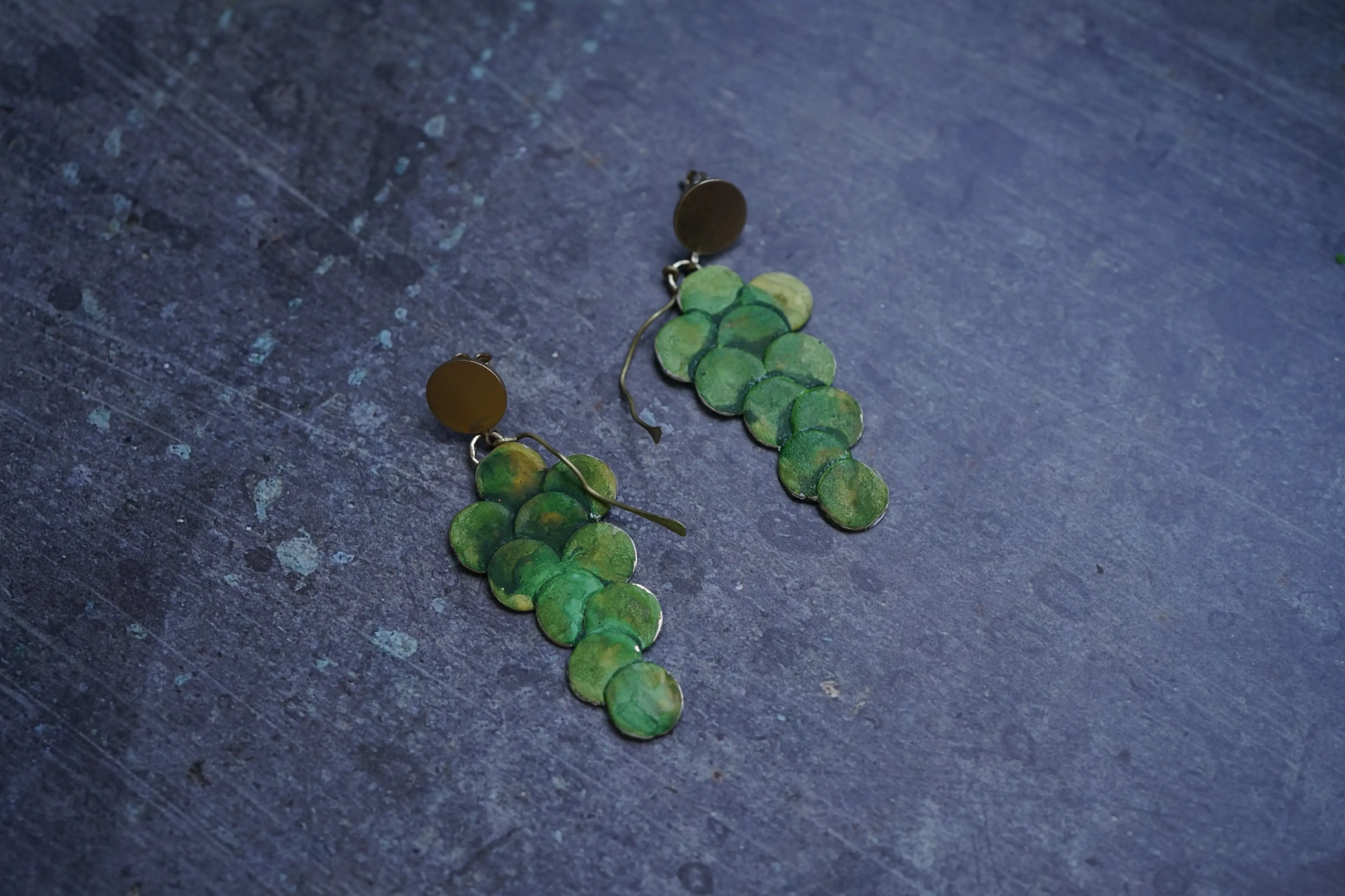 Grapes earrings