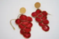 Pendientes uvas LISTAS PARA ENVIAR