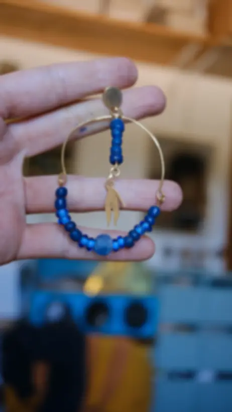 Pendientes casita | María Rosua