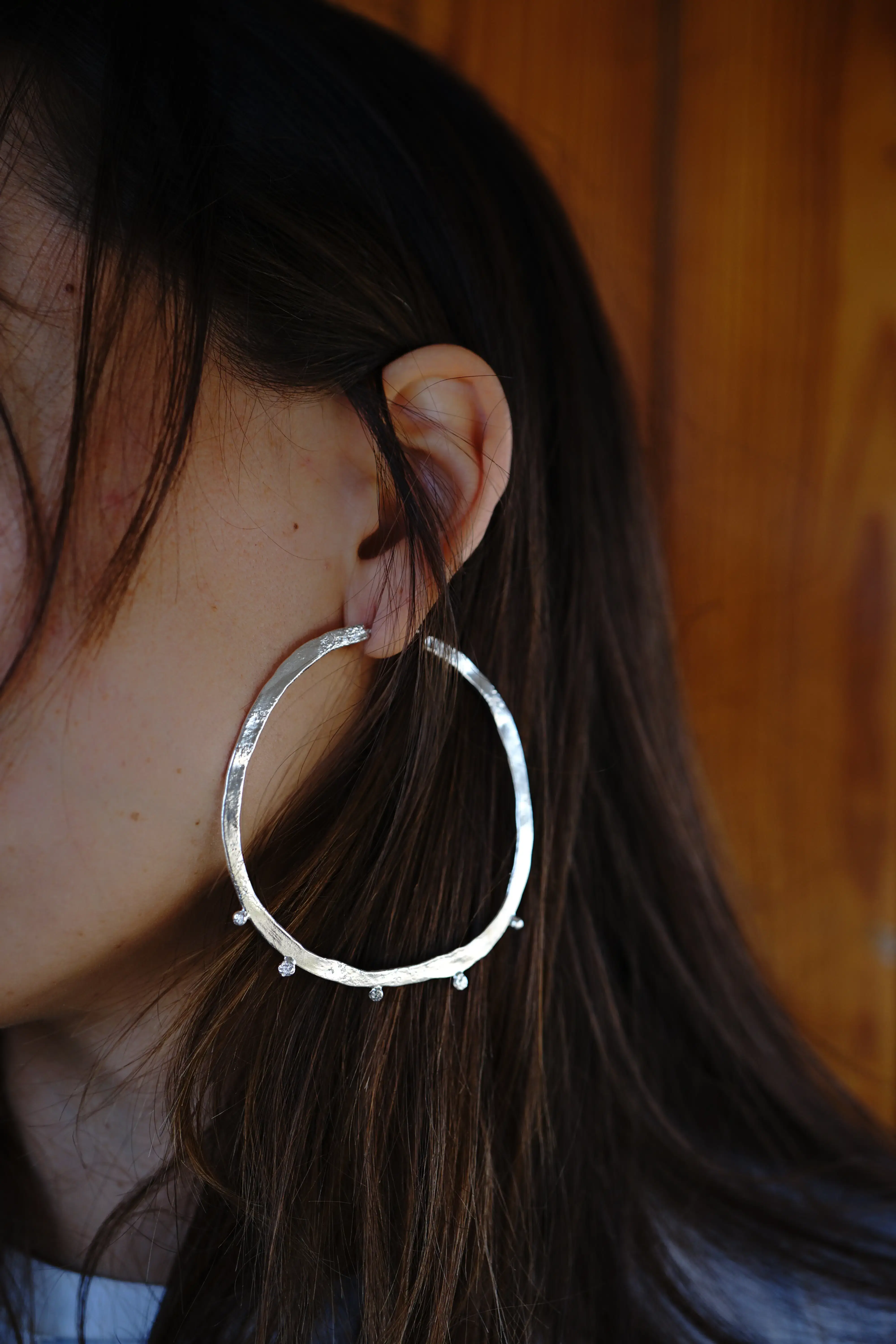 Argollas circulares gigantes | María Rosúa