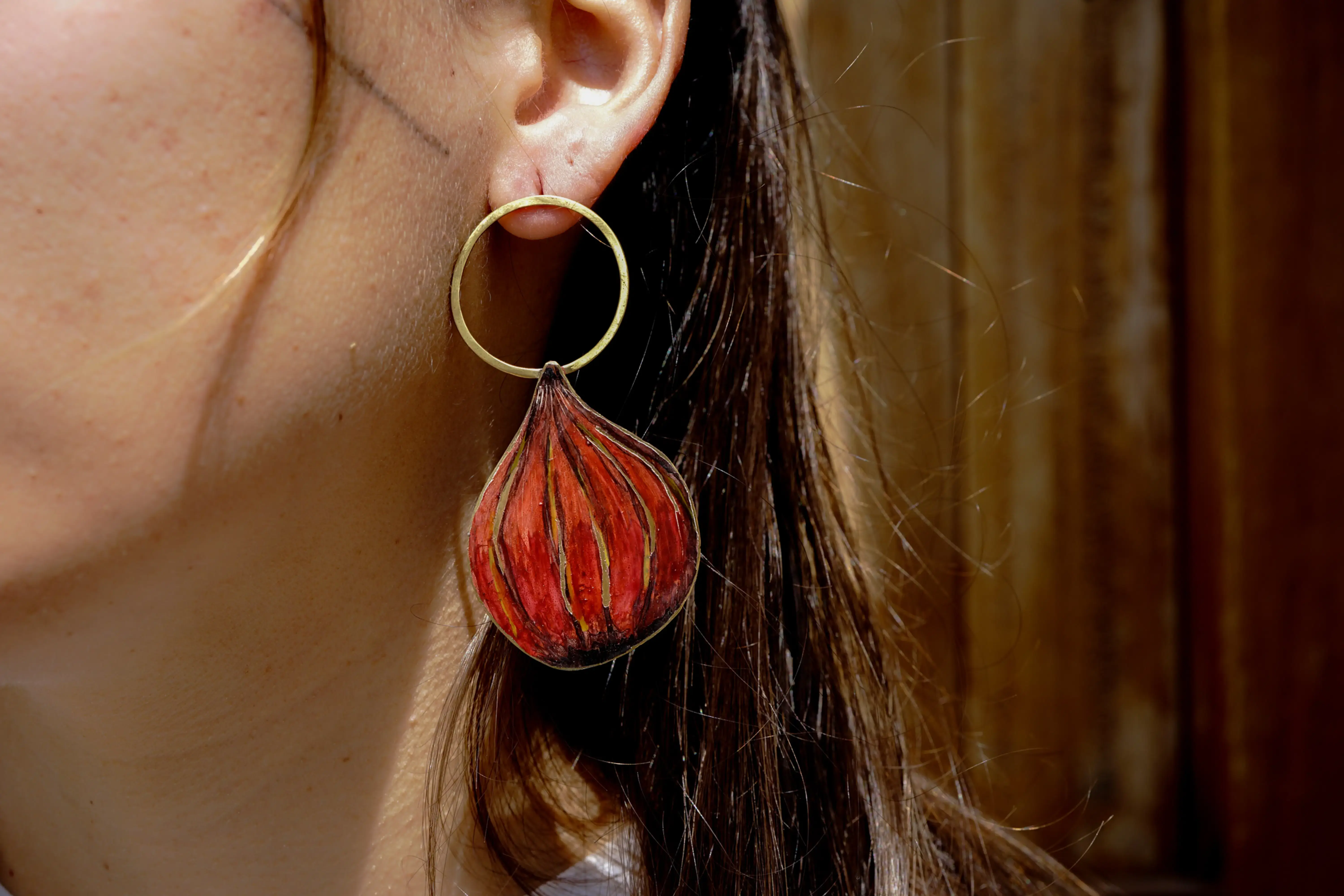 Argollas con higos grandes