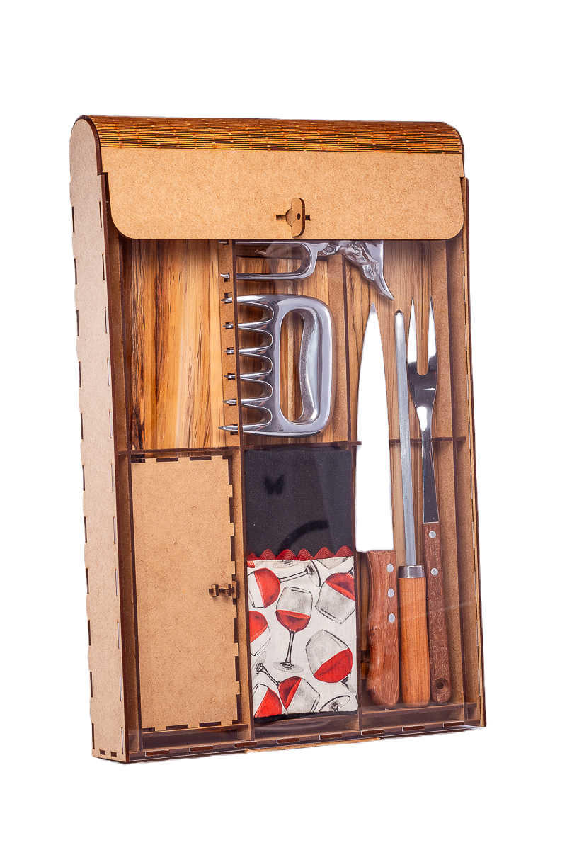 Miniatura: Kit Churrasco - Tábua com Alças Completo