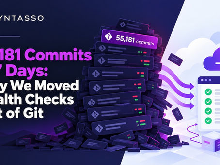 55,181 Commits in 7 Days: Why We Moved Health Checks Out of Git
