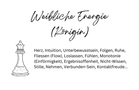 Übersicht Weibliche Energie