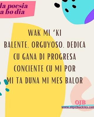 Wak mi ‘ki Balente, orguyoso, dedica Cu 