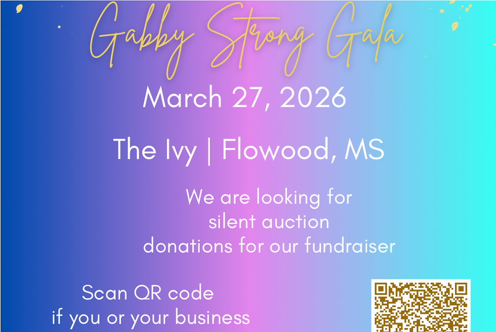Gabby Strong Foundation Gala March 26, 2026 Event at The Ivy | Flowood, MS