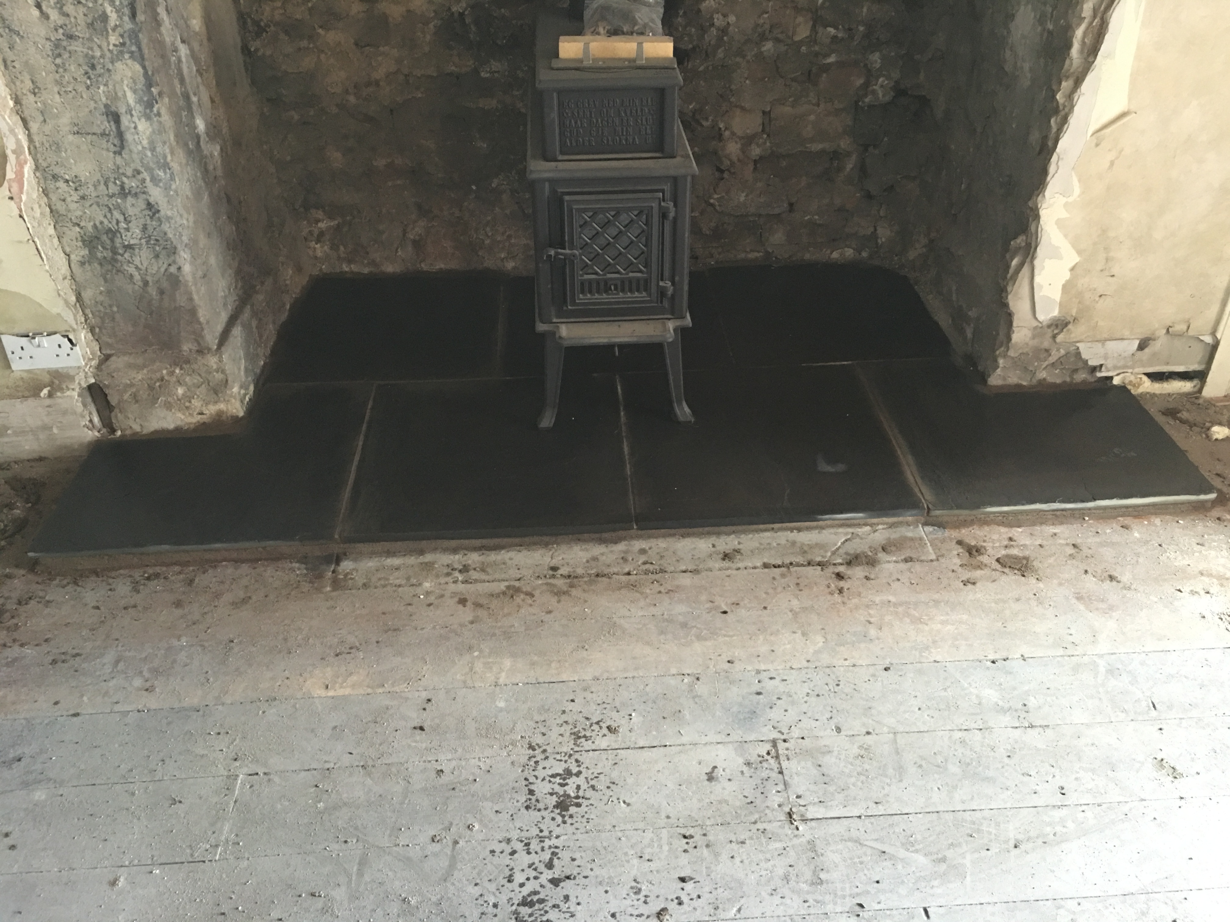 Truslate Hearth Laid