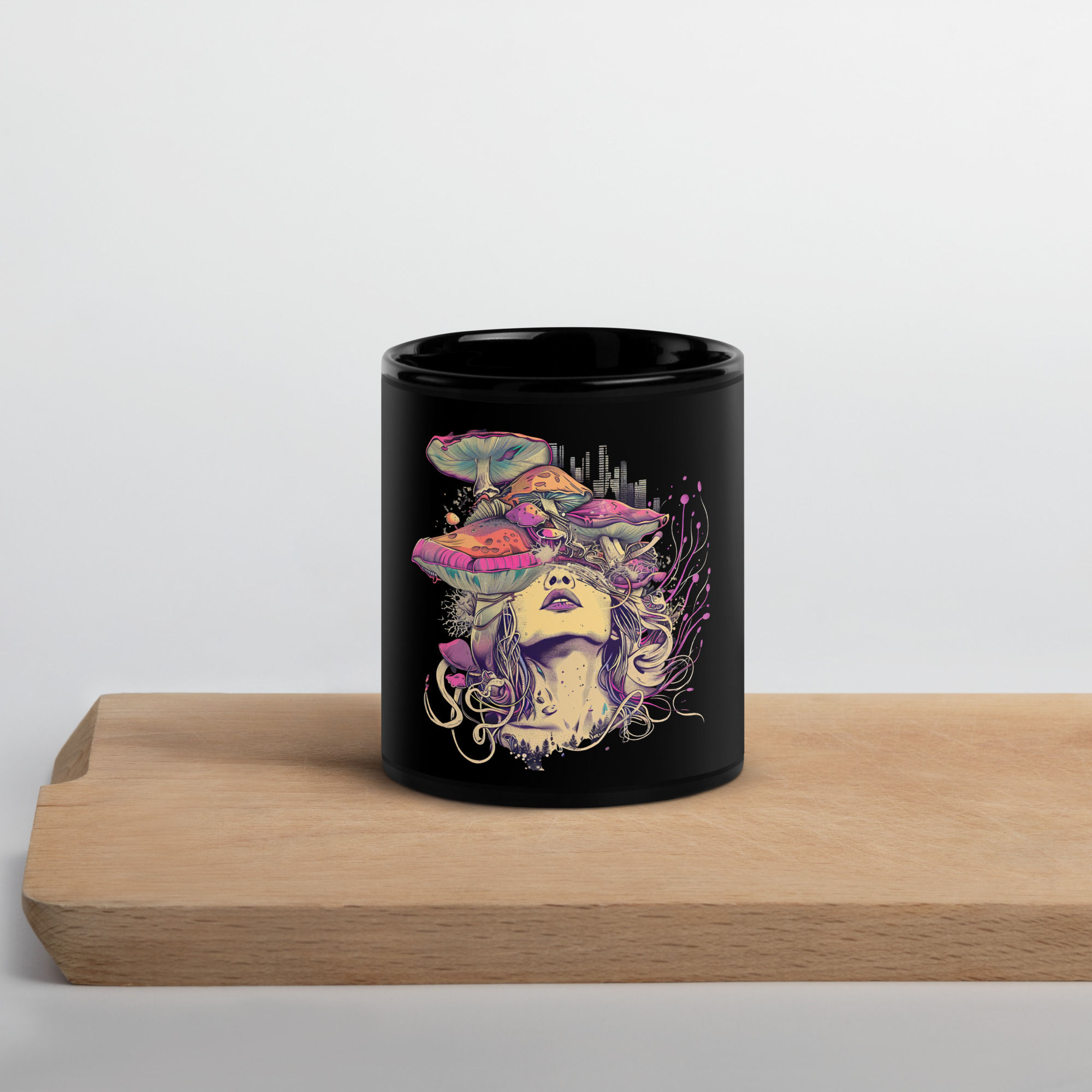 Black Glossy Mug