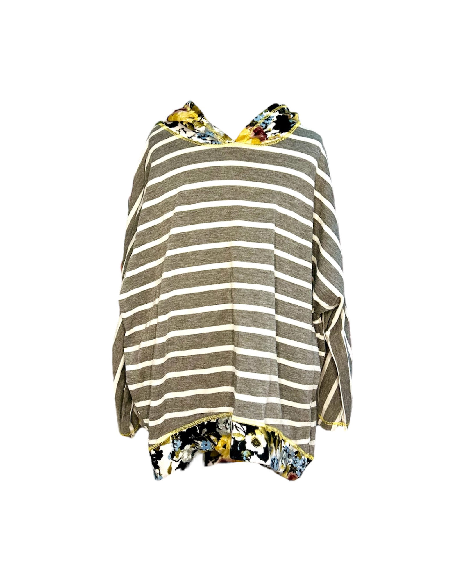 Bloom & Stripe Hoodie