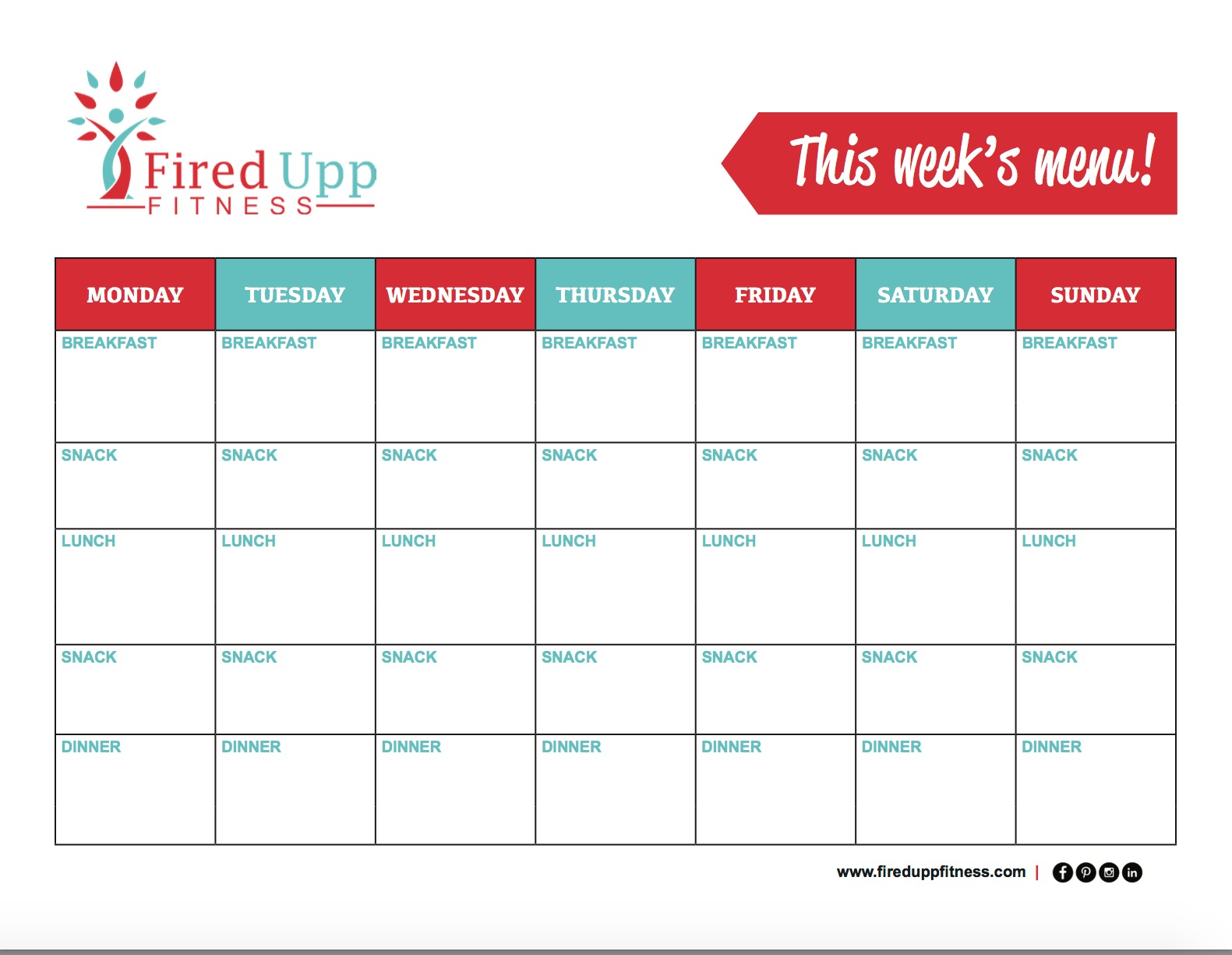 Weekly Meal Planner