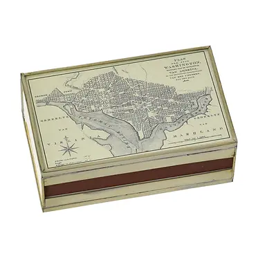 JM PIERS DC Map Matchbox Cover