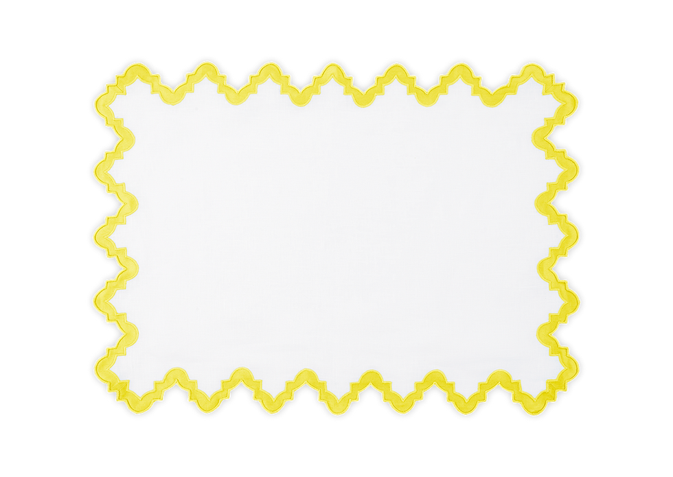 Thumbnail: Aziza Placemats | Set of 4 | Matouk Luxury Linens