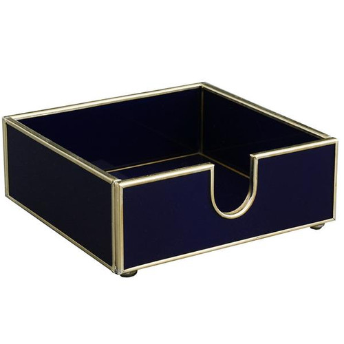 Cobalt Cocktail Napkin Holder Del Ray Monograms