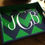 Thumbnail: Hand Painted Custom Monogram Chevron 18"x14" Flat Edge Tray