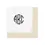 Thumbnail: Linen Border Paper Monogrammed Cocktail Napkins | Set of 100