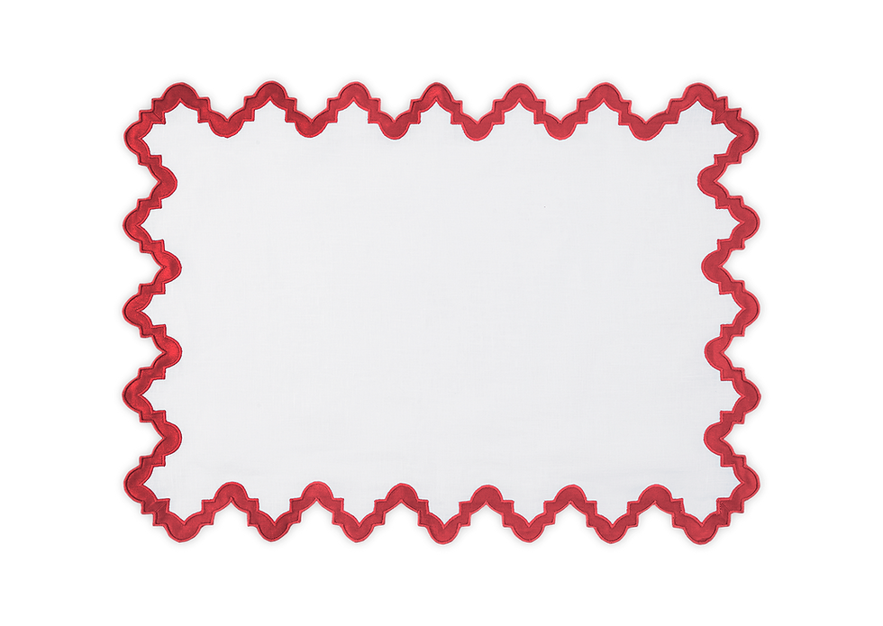 Thumbnail: Aziza Placemats | Set of 4 | Matouk Luxury Linens