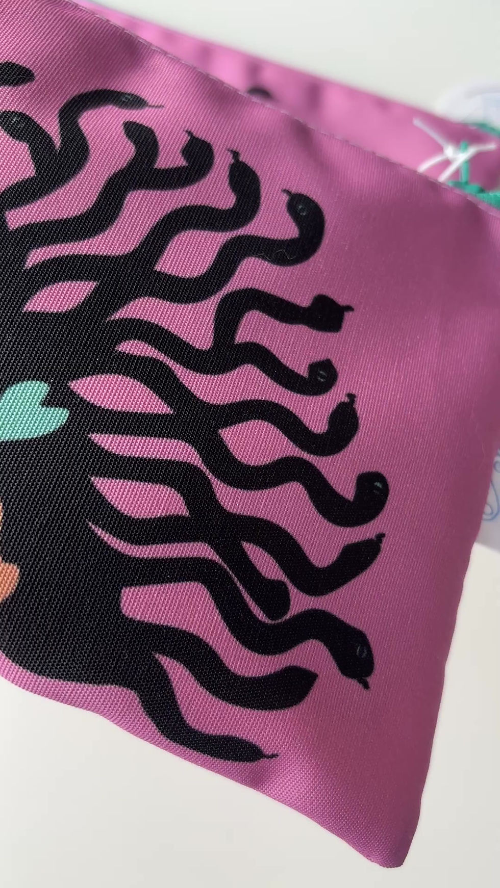 Thumbnail: Medusa Missy Rectangular Water Resistant Zipper Pouches. Set of 3.