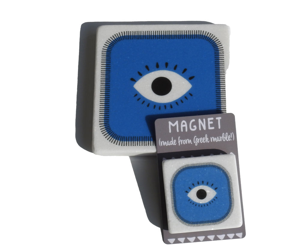 Thumbnail: Bold Eye Square Marble Magnet