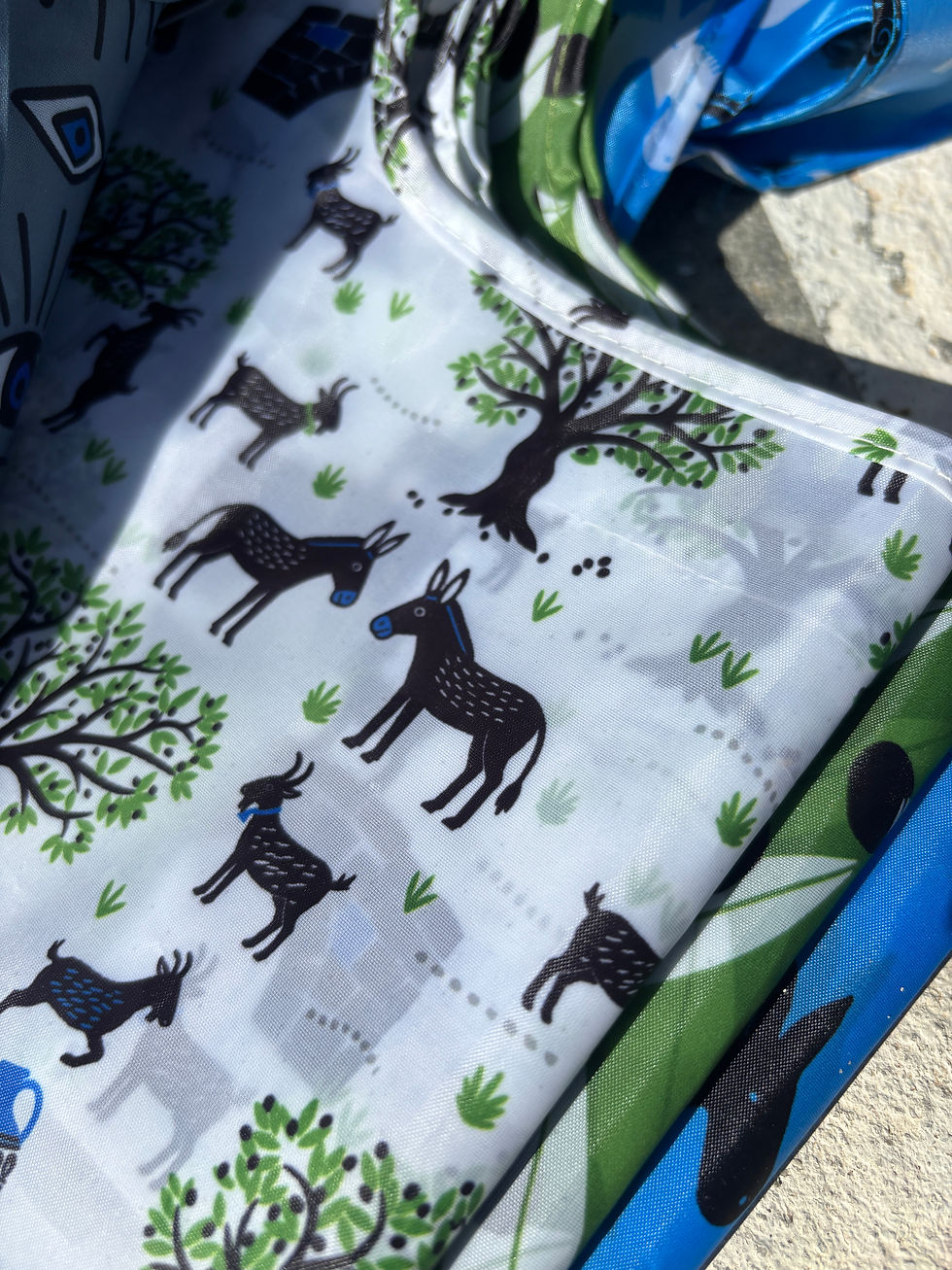 Thumbnail: Olive Grove Antics Reusable & Foldable bag in Pouch