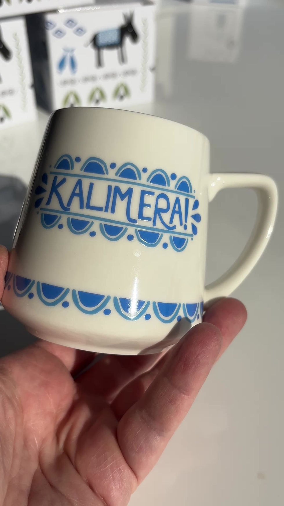 Thumbnail: KALIMERA!/ΚΑΛΗΜΕΡΑ! Colour Decal 280ml Cup