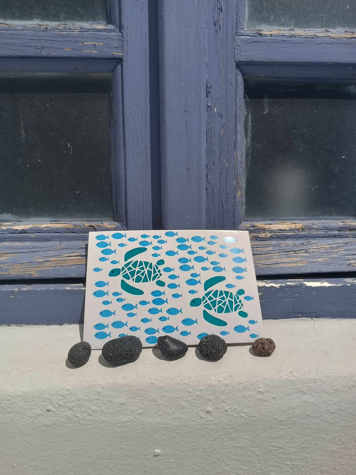 Loggerhead Turtles - Caretta Caretta Postcard