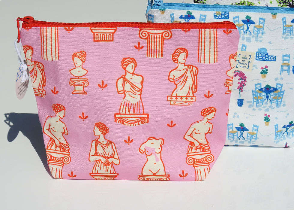 Thumbnail: Sisterhood Chiselled To Perfection  Flat-Based Toiletry Bag
