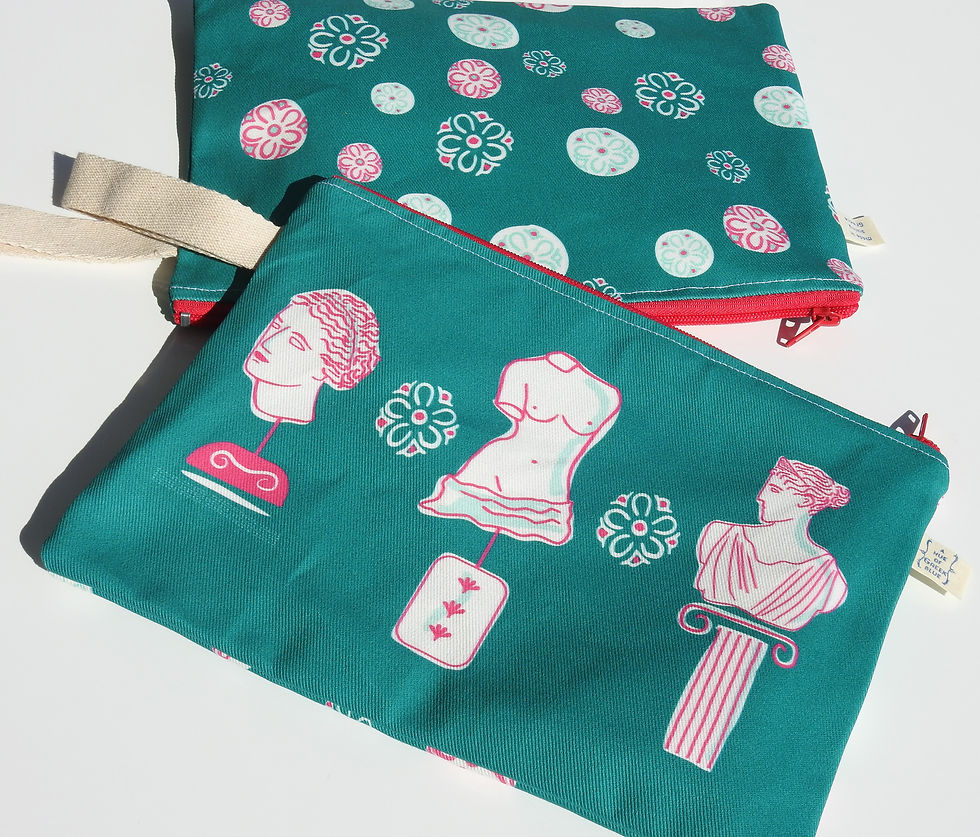 Thumbnail: Greek Statues XL Wet Bag with PUL Lining