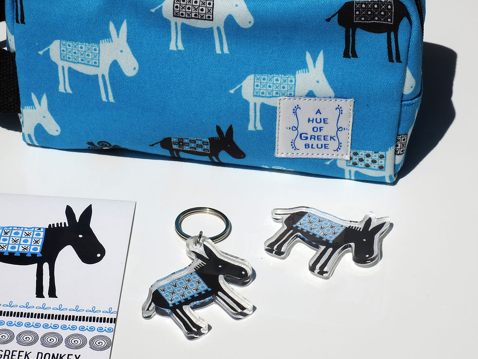 Thumbnail: Blue Donkey Plexiglass Keyring