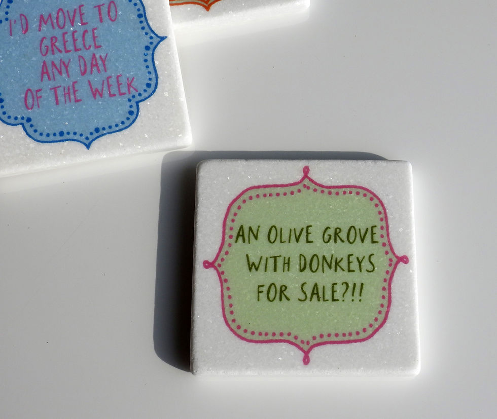 Thumbnail: An Olive Grove With... Marble Coaster