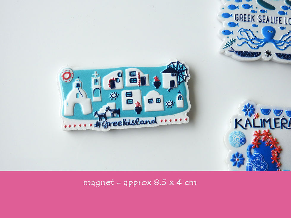 Thumbnail: Greek Island Raised Surface Magnet