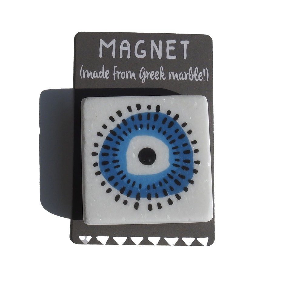 Thumbnail: Bold Eye Round Marble Magnet